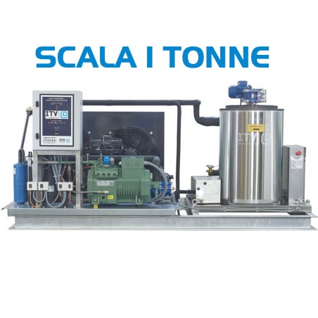 FLAKE ICE MACHINE SCALA 1 TON BY 24H WITHOUT STORAGE