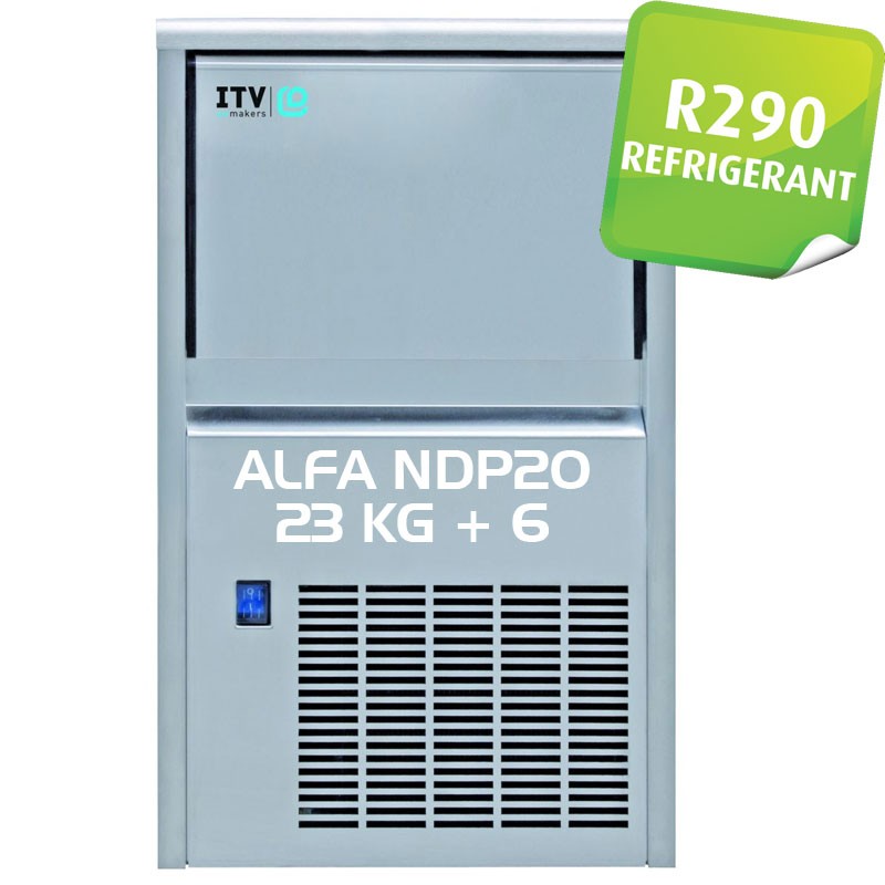 ICE MACHINE ALFA NDP20 R290 14 Gr. CUBES WITH STORAGE